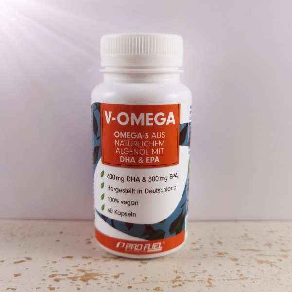 V-OMEGA Algenöl 60 Softgel (vegan) - Pro Fuel