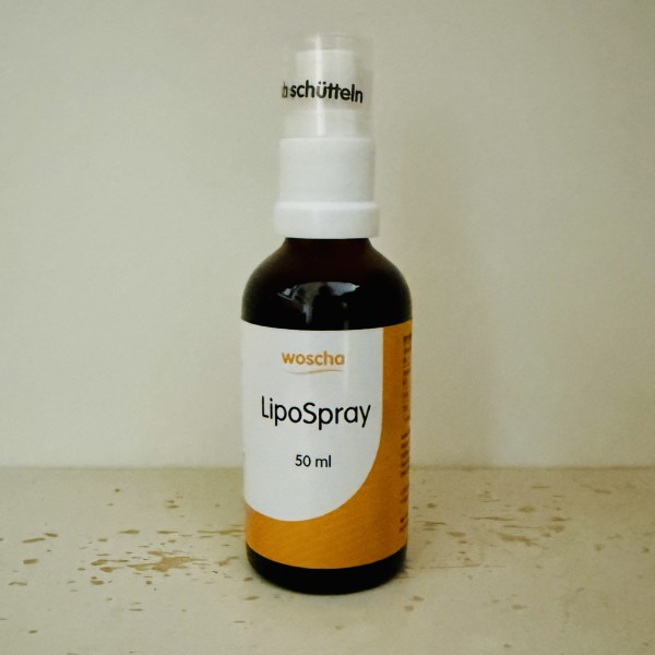 Lipospray Vitamin B12 1000µg vegan + B6 und Folsäure vegan - Woscha