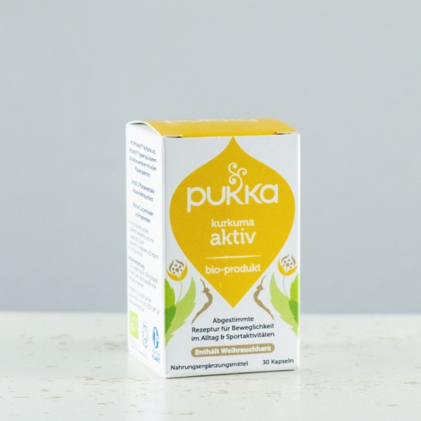 Kurkuma Aktiv bio 30 KPS (vegan) - Pukka