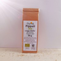 Langer Pfeffer (Pippali) bio 50g gemahlen - Seyfrieds Langer Pfeffer (Pippali) bio 50g gemahlen - Seyfrieds