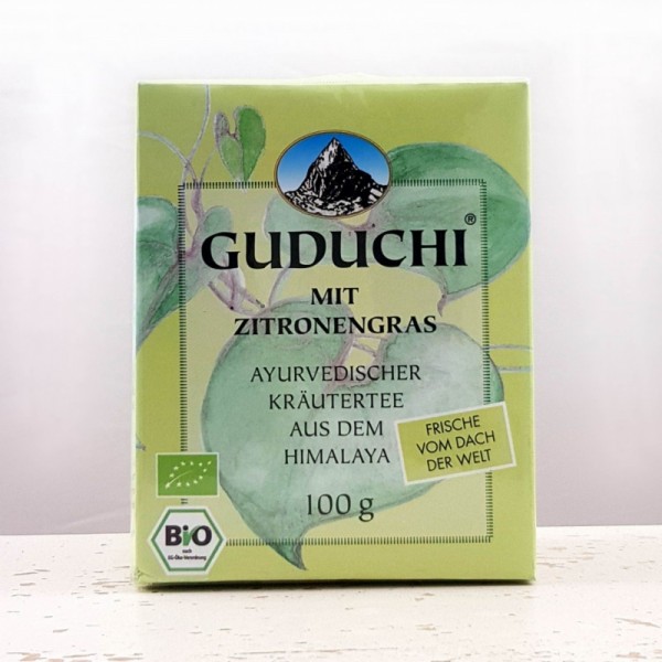 Guduchi mit Zitronengras 100g - Ashapuri Organic MHD 6_2023