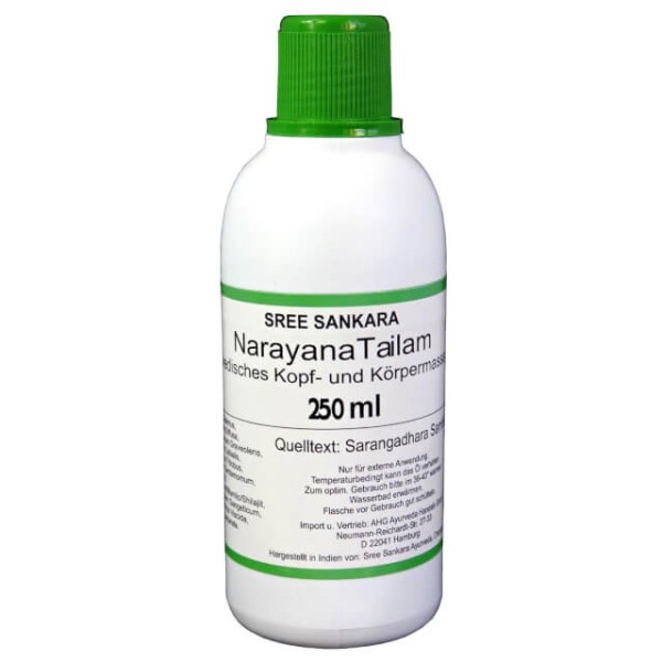 Narayana Tailam Massageöl 250ml - Sree Sakkara